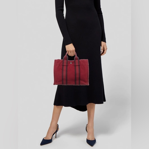 Hermes Fourre Tout PM Canvas Tote Handbag - Picture 7 of 17